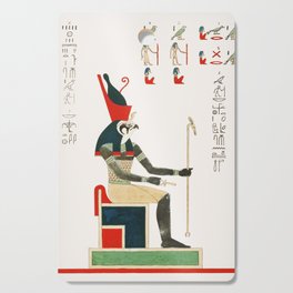Horus Illustration by Leon Jean Joseph Dubois Cutting Board