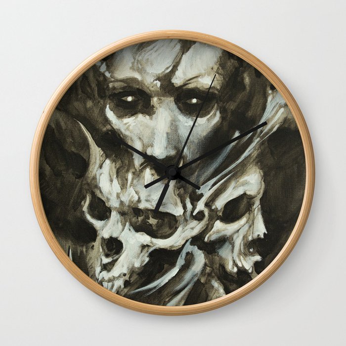 Mouth for War Wall Clock