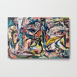 Jackson Pollock (American, 1912-1956) - CIRCUMCISION - 1946 - Abstract Expressionism - Abstract, Symbolism, Primitive art - Oil on canvas - Digitally Enhanced Version - Metal Print | Pollockmasterpiece, Expressionism, Pollockcircumcision, Painting, Expressionist, Stickfigures, Circumcision1946, Primitiveart, Symbolism, Cubism 