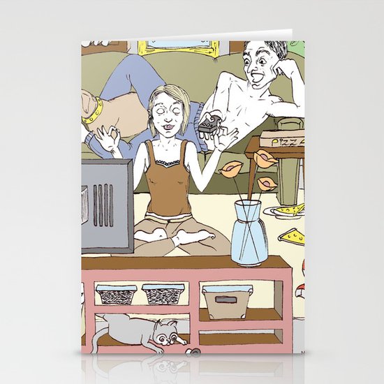 Living together Stationery Cards