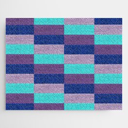 Fabric Rectangles Pattern Design Jigsaw Puzzle