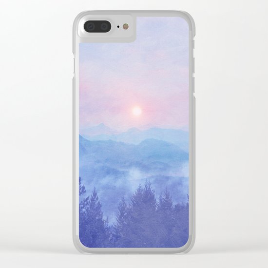 Pastel vibes 12 O-P Clear iPhone Case