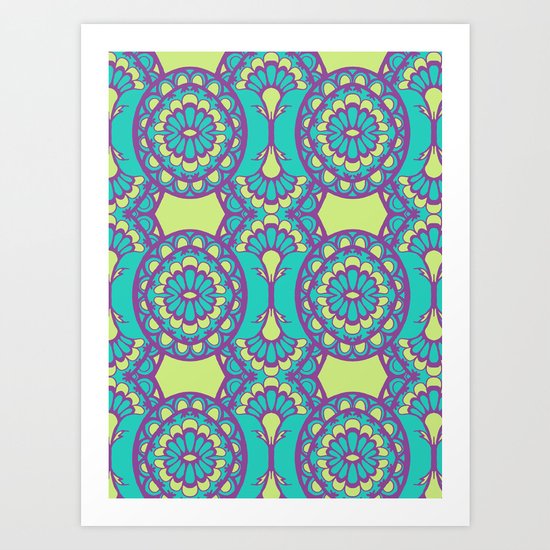 Sunny Day Pattern Art Print
