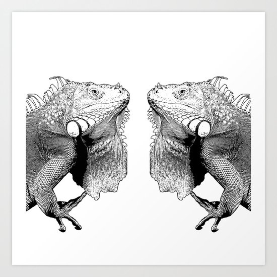 Iguanas (animals) Art Print