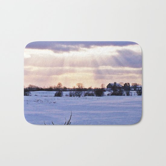 Sun Rays on the Farm Bath Mat