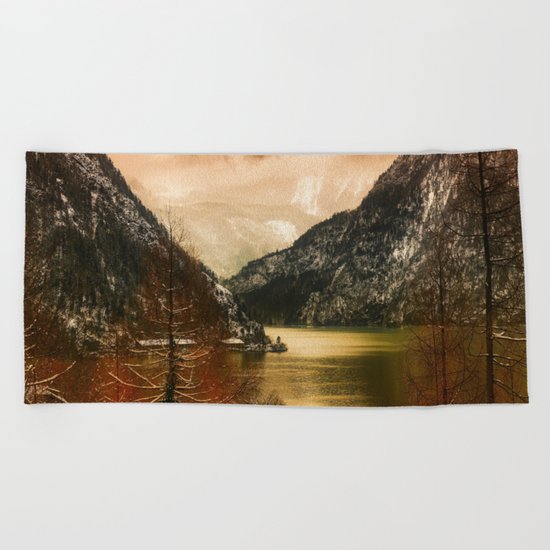 Austrian Wanderlust Beach Towel