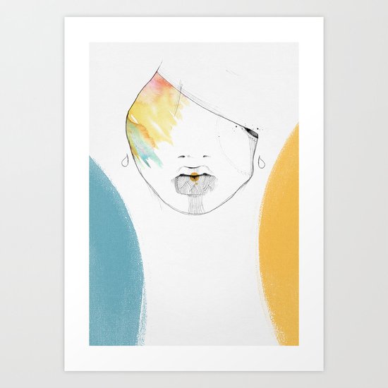 Hourglass Art Print