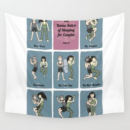 The Kama Sutra of Sleeping for Couples Part 2 Wall Tapestry