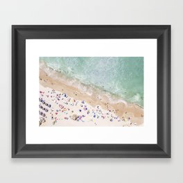 Pastel Beach Framed Art Print