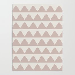 Geometric Pyramid Pattern XXXIV Poster