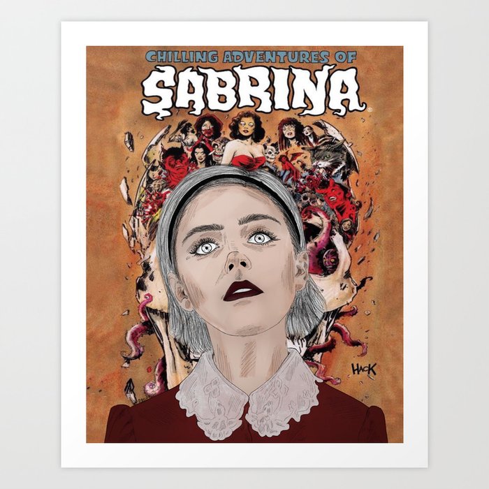 Chilling Adventures Of Sabrina Comic Art Print By Acxdesigns Society6