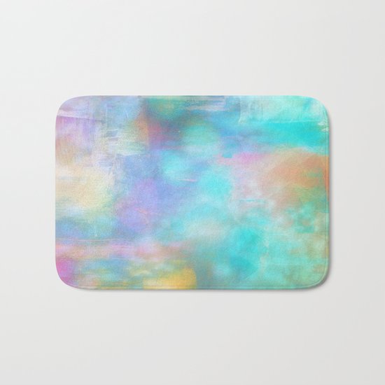 Morning Sky Abstract Bath Mat