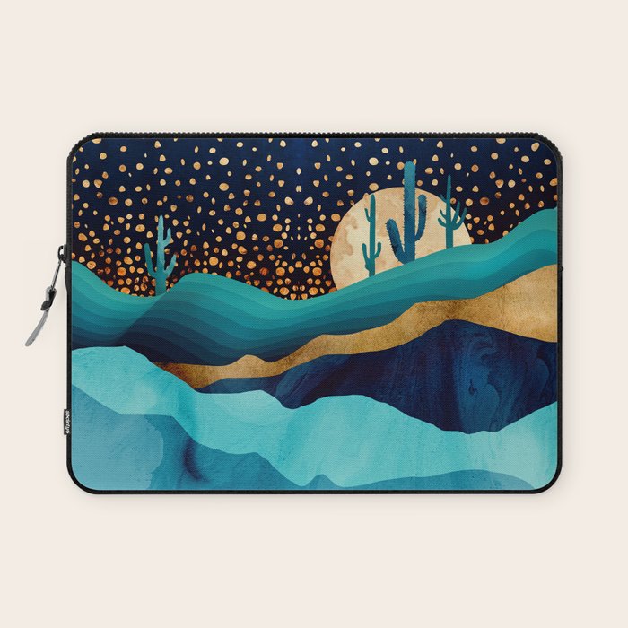 Indigo Desert Night Laptop Sleeve by spacefrogdesigns Society6