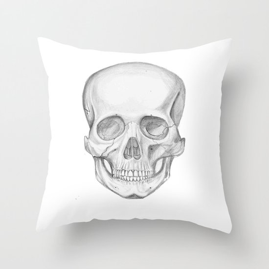 Skull Throw Pillow