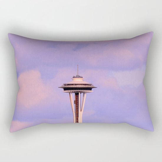 Seattle Space Needle Rectangular Pillow
