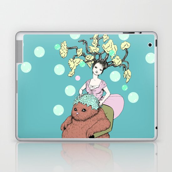 Purr Hairdresser Laptop & iPad Skin
