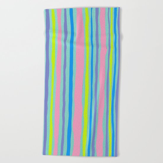 SUMMER STRIPE Beach Towel