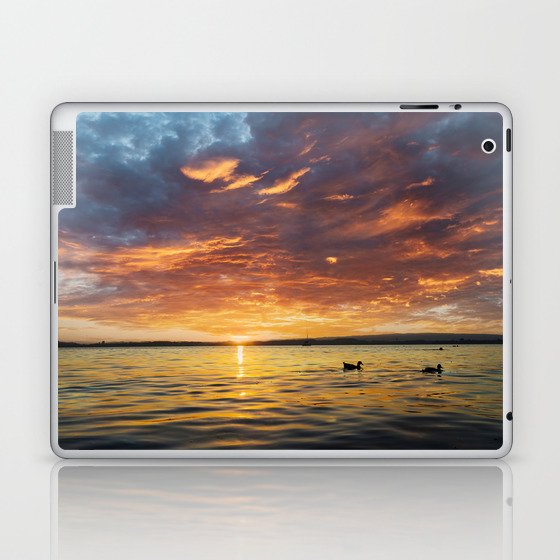 View of Lake Zugersee Laptop & iPad Skin