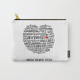 Big Apple (NYC) Neighborhoods Carry-All Pouch