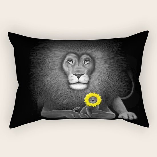 Lion Rectangular Pillow