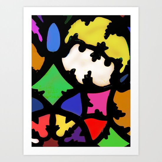 turkish in bright colors Art Print