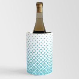 Evaporating Cube Grid - Pastel Light Blue Wine Chiller