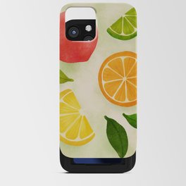 Citrus Fresh Fruits iPhone Card Case
