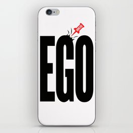 Ego vs Knowledge iPhone Skin