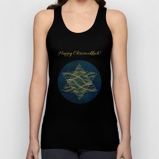 Happy Chrismukkah! Unisex Tank Top