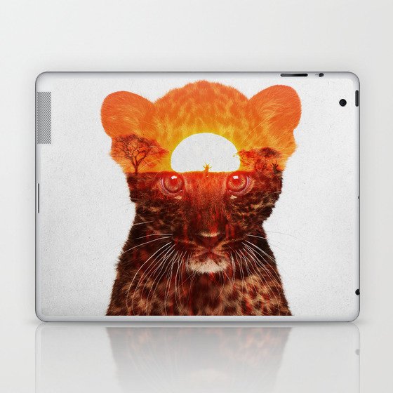 Leopard Cub Laptop & iPad Skin