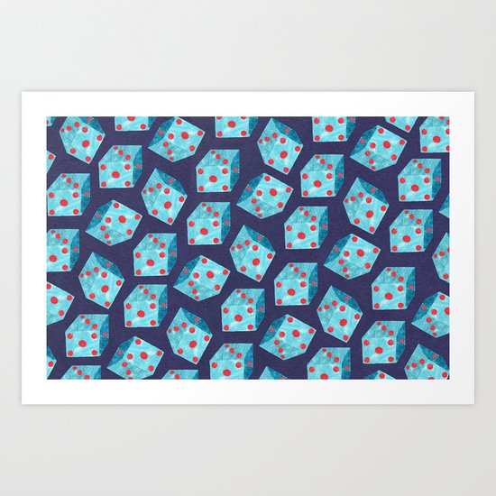 lucky 9 Art Print