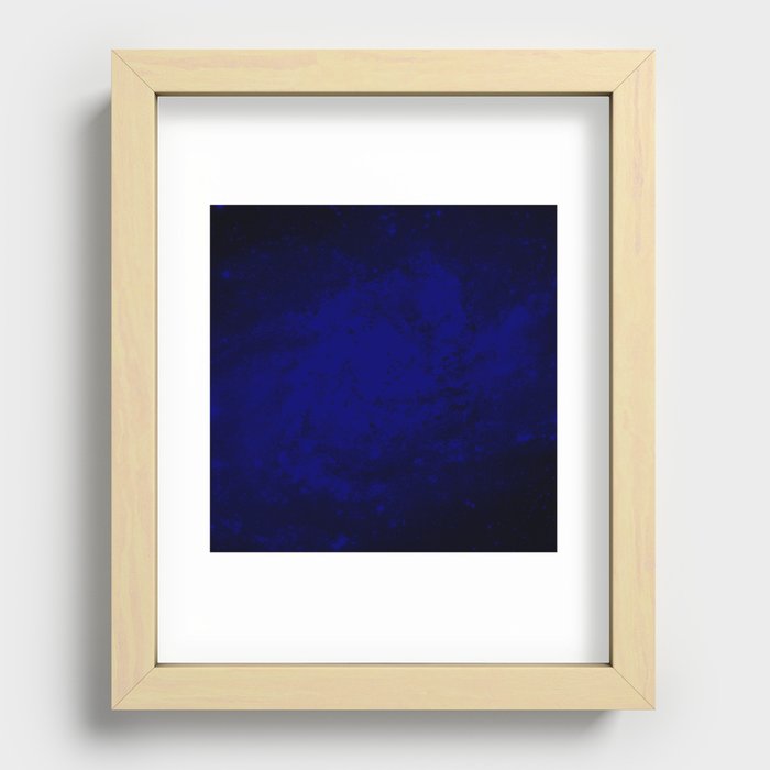 Blue spot Recessed Framed Print