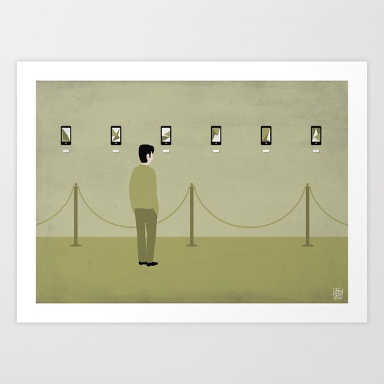 A smart gallery Art Print