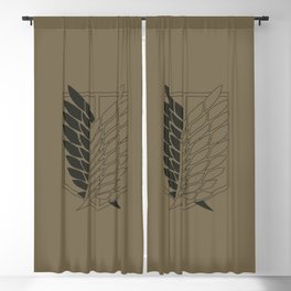 Attack on Titan: Wings Of Freedom Logo (Outline) Blackout Curtain