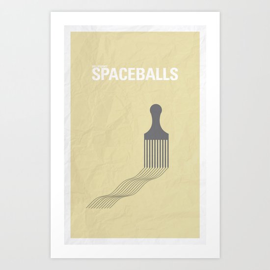 Spaceballs minimalist poster Art Print