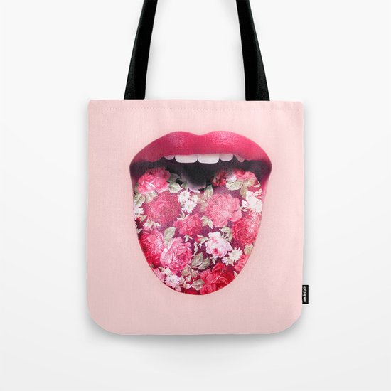 FLORAL KISS Tote Bag