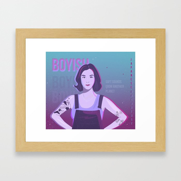 Boyish Framed Art Print