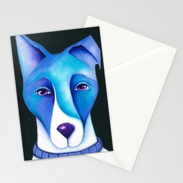 Blue Dog original artwork by Deb Harvey Stationery Cards