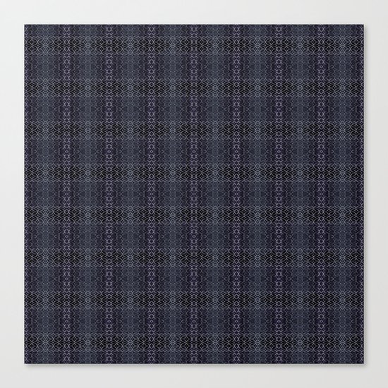 Backsplash Square Glass Spirals Canvas Print