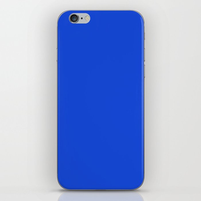 Primary Color Blue iPhone Skin