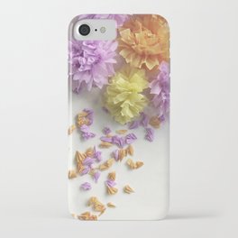 Crepe flower spray iPhone Case