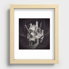 the end tealanb Recessed Framed Print