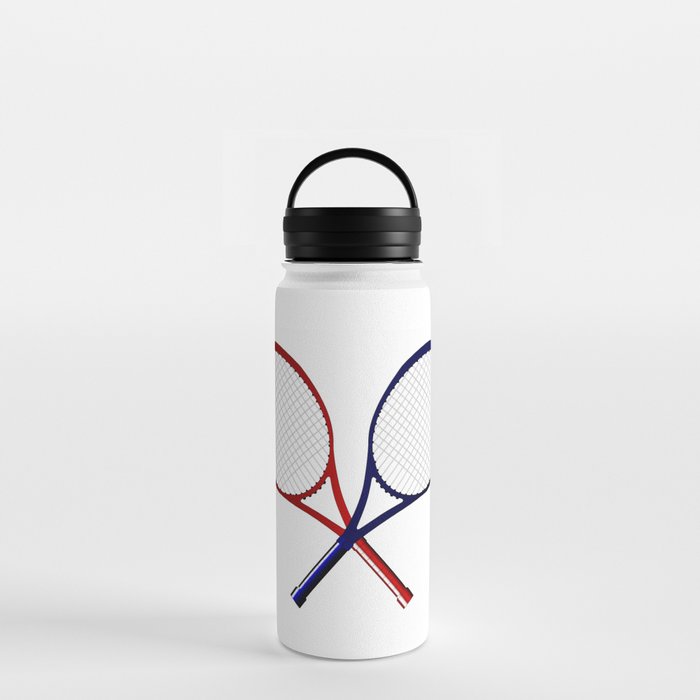 Crossed Rackets Water Bottle