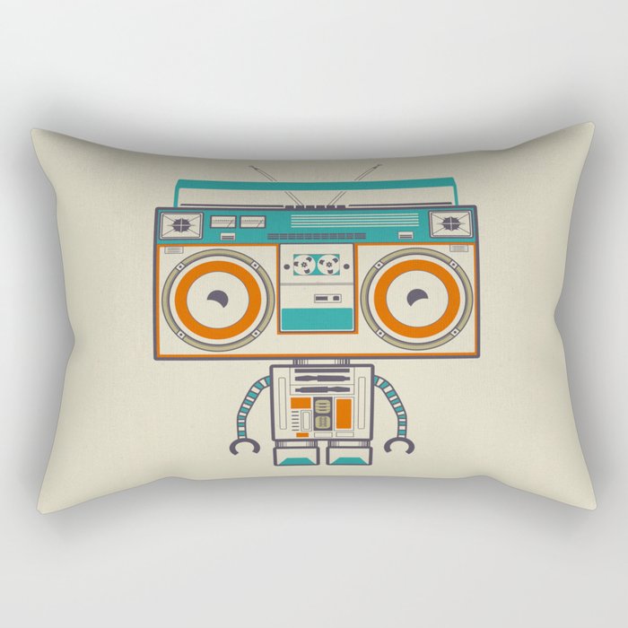 Music robot Rectangular Pillow