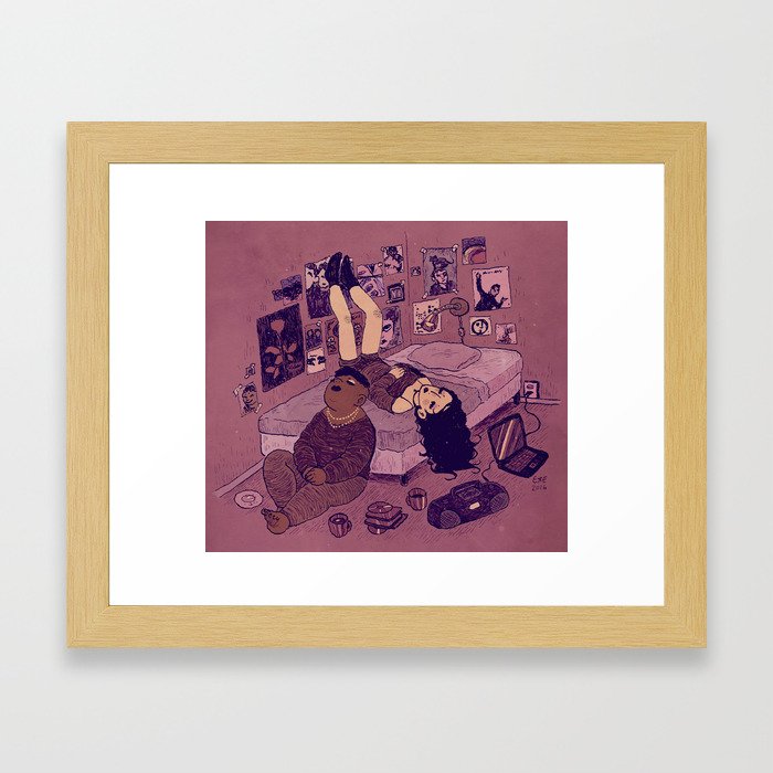 But don't forget the songs Framed Art Print