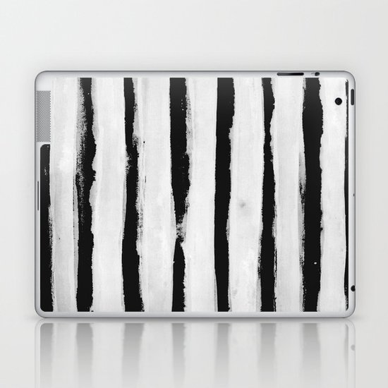 BW Stripes Laptop & iPad Skin