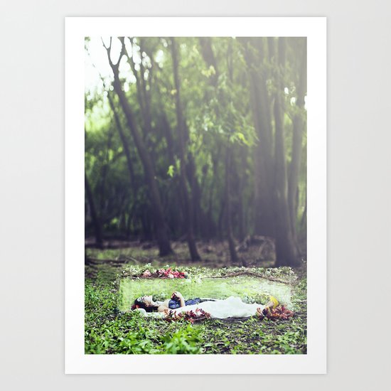 Twisted Snow White Art Print