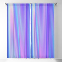 Iridescent Holographic Abstract Colorful Pattern Blackout Curtain