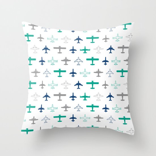 Planes Throw Pillow