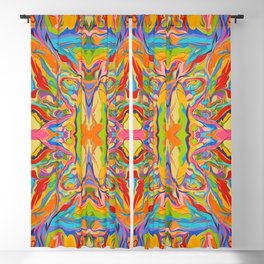 Psychedelic Blackout Curtains Society6